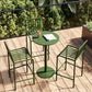 Contemporary Metal Round Bar Table Outdoor Pedestal Bar Dining Table Clearhalo 'Bar Furniture' 'Bar Tables' 'bar_tables' 'furn' 'furn_bar_tables' 'Furniture' 'Kitchen & Dining Furniture' 6040967
