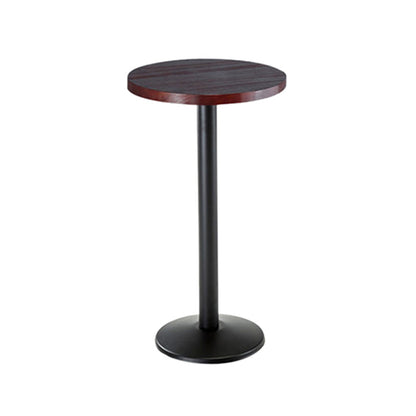 Mesa de comedor rectangular de madera maciza marrón para cocina y sala de estar