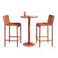 Pedestal Round Bar Dining Table Metal Fixed Pub Table for Outdoor Clearhalo 'Bar Furniture' 'Bar Tables' 'bar_tables' 'furn' 'furn_bar_tables' 'Furniture' 'Kitchen & Dining Furniture' 6041045