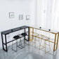 Sintered Stone Bistro Bar Desk Rectangle Bar Height Table with Trestle Base Clearhalo 'Bar Furniture' 'Bar Tables' 'bar_tables' 'furn' 'furn_bar_tables' 'Furniture' 'Kitchen & Dining Furniture' 6041134