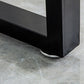 Sintered Stone Bistro Bar Desk Rectangle Bar Height Table with Trestle Base Clearhalo 'Bar Furniture' 'Bar Tables' 'bar_tables' 'furn' 'furn_bar_tables' 'Furniture' 'Kitchen & Dining Furniture' 6041143