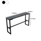 Sintered Stone Bistro Bar Desk Rectangle Bar Height Table with Trestle Base Clearhalo 'Bar Furniture' 'Bar Tables' 'bar_tables' 'furn' 'furn_bar_tables' 'Furniture' 'Kitchen & Dining Furniture' 6041151