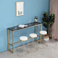 Glam Pub Table Solid Wood Bar Height Rectangle Bar Table for Breakroom Clearhalo 'Bar Furniture' 'Bar Tables' 'bar_tables' 'furn' 'furn_bar_tables' 'Furniture' 'Kitchen & Dining Furniture' 6041201