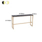 Glam Pub Table Solid Wood Bar Height Rectangle Bar Table for Breakroom Clearhalo 'Bar Furniture' 'Bar Tables' 'bar_tables' 'furn' 'furn_bar_tables' 'Furniture' 'Kitchen & Dining Furniture' 6041210