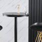 Runder Stein-Bar-Esstisch, Glamour-Stehtisch für das Wohnzimmer