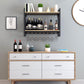 Metal Wall Mounted Wine Glass Stemware Rack Holder Industrial Wine Rack Kit Clearhalo 'furn' 'furn_wine_racks' 'Furniture' 'Kitchen & Dining Furniture' 'Wine Racks' 'wine_racks' 6042487