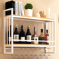 Metal Wall Mounted Wine Glass Stemware Rack Holder Industrial Wine Rack Kit Clearhalo 'furn' 'furn_wine_racks' 'Furniture' 'Kitchen & Dining Furniture' 'Wine Racks' 'wine_racks' 6042499