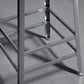 1/2/3 Pieces Industrial Pub Table Set Silver and Brown Bar Table and Stools