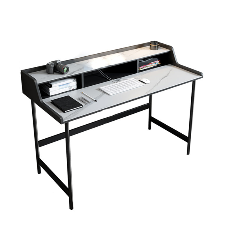 Scrivania contemporanea per la scrivania della scrivania di marmo bianco o dell'ufficio