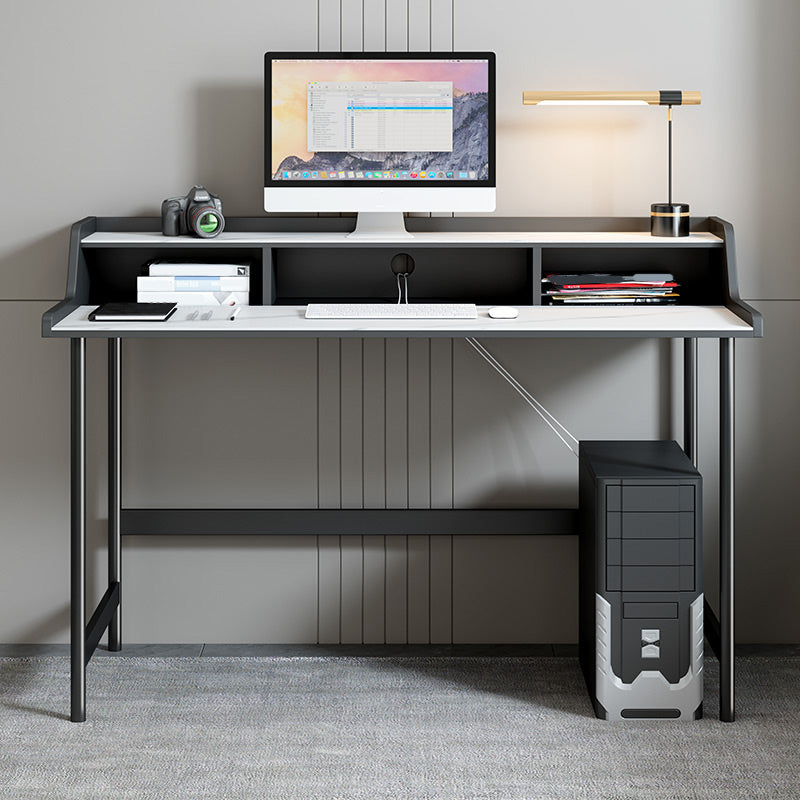 Scrivania contemporanea per la scrivania della scrivania di marmo bianco o dell'ufficio