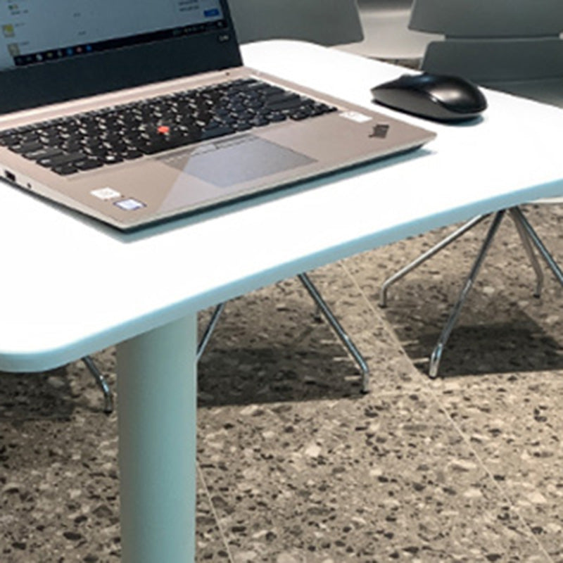 Eigentijds met caster wielen staande bureau h-vorm base bureau