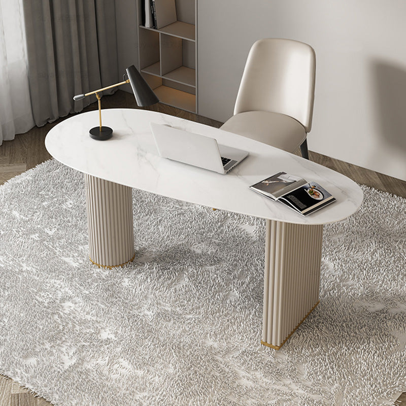 Contemporary Marble Secretary Desk for Office 23.6"W X 29.5"H Desk Clearhalo 'furn' 'furn_office_desk' 'Furniture' 'Office Desks' 'Office Furniture' 'office_desk' 6046571