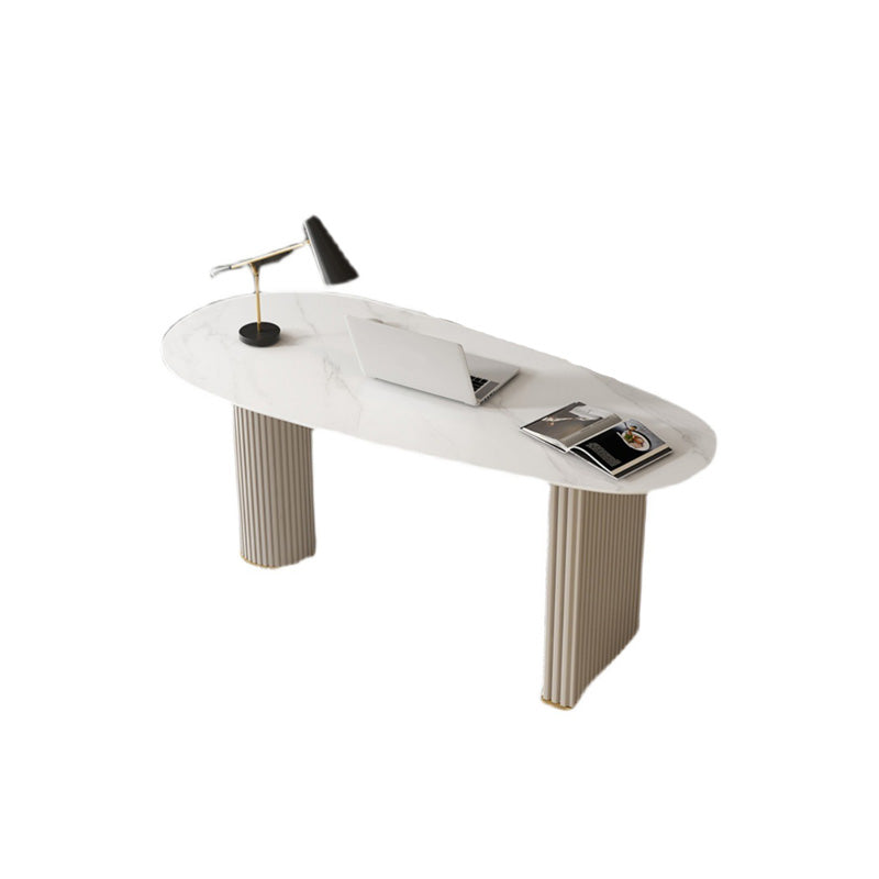 Contemporary Marble Secretary Desk for Office 23.6"W X 29.5"H Desk 47.2"L x 23.6"W x 29.5"H Clearhalo 'furn' 'furn_office_desk' 'Furniture' 'Office Desks' 'Office Furniture' 'office_desk' 6046572