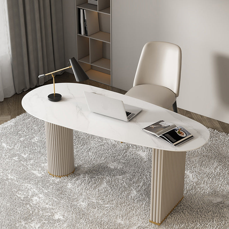 Contemporary Marble Secretary Desk for Office 23.6"W X 29.5"H Desk Clearhalo 'furn' 'furn_office_desk' 'Furniture' 'Office Desks' 'Office Furniture' 'office_desk' 6046574