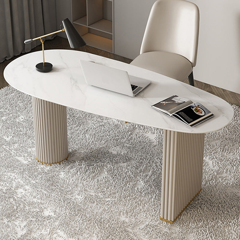 Contemporary Marble Secretary Desk for Office 23.6"W X 29.5"H Desk Clearhalo 'furn' 'furn_office_desk' 'Furniture' 'Office Desks' 'Office Furniture' 'office_desk' 6046578