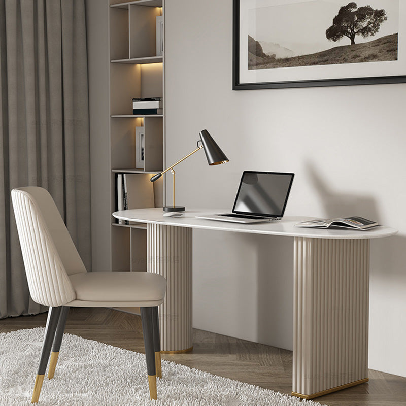 Contemporary Marble Secretary Desk for Office 23.6"W X 29.5"H Desk Clearhalo 'furn' 'furn_office_desk' 'Furniture' 'Office Desks' 'Office Furniture' 'office_desk' 6046585