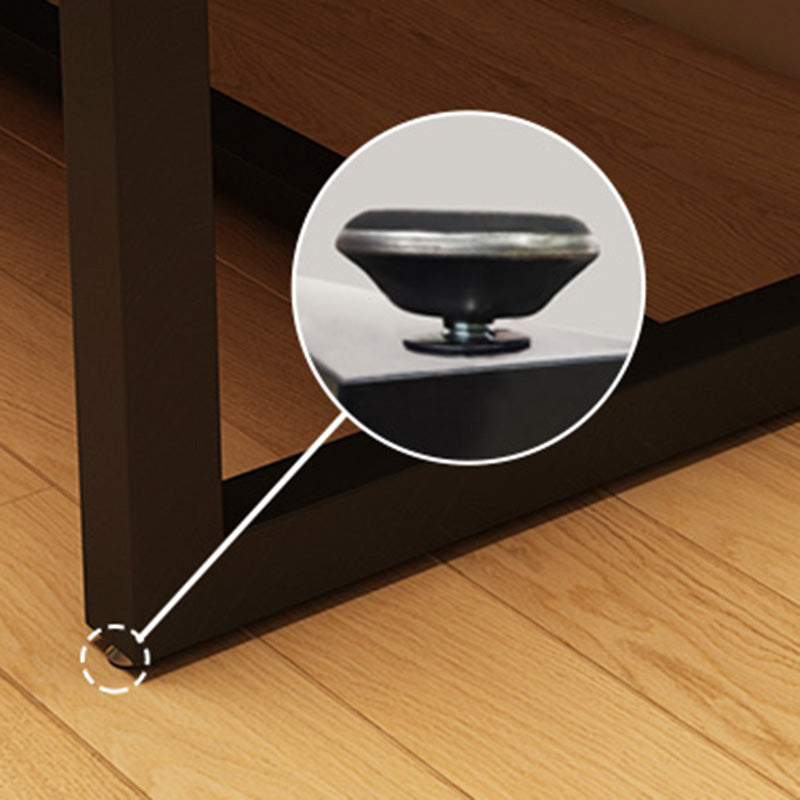 Bureau de jeu en bois contemporain pour la maison 30 "H bureau avec les jambes en fer