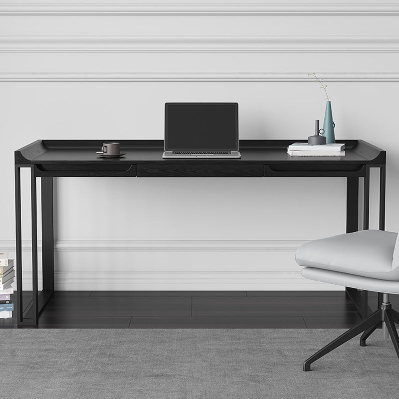 Contemporary Wooden Writing Desk for Office 23.6"W X 29.5"H Desk Clearhalo 'furn' 'furn_office_desk' 'Furniture' 'Office Desks' 'Office Furniture' 'office_desk' 6046659