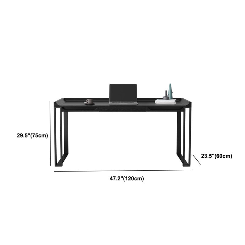 Contemporary Wooden Writing Desk for Office 23.6"W X 29.5"H Desk Clearhalo 'furn' 'furn_office_desk' 'Furniture' 'Office Desks' 'Office Furniture' 'office_desk' 6046660