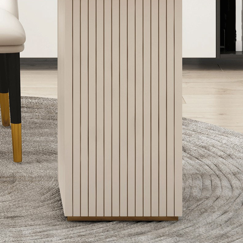 Contemporary Marble Computer Desk for Office 23.6"W X 29.5"H Desk