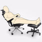Moderner Schreibtischstuhl Leder -Computerstuhl Armless Office Stuhl in Schwarz