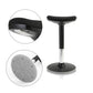 Modern Desk Chair Adjustable Chair Armless Upholstered Office Chair in Black Clearhalo 'furn' 'furn_office_chair' 'Furniture' 'Office Chairs' 'Office Furniture' 'office_chair' 6046899