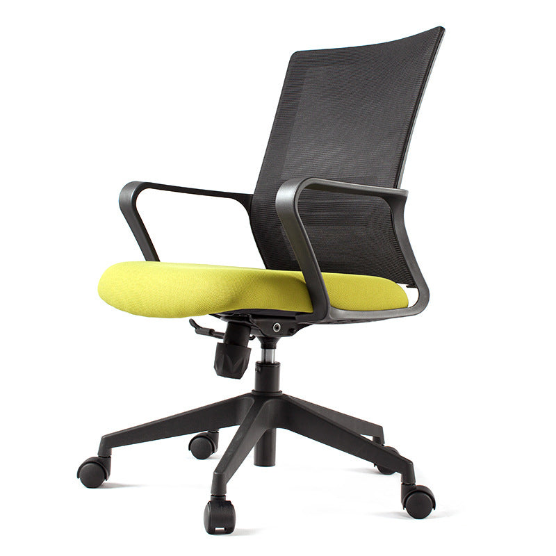 Modern Desk Chair Mesh Computer Chair Fixed Arm Office Chair Clearhalo 'furn' 'furn_office_chair' 'Furniture' 'Office Chairs' 'Office Furniture' 'office_chair' 6046988