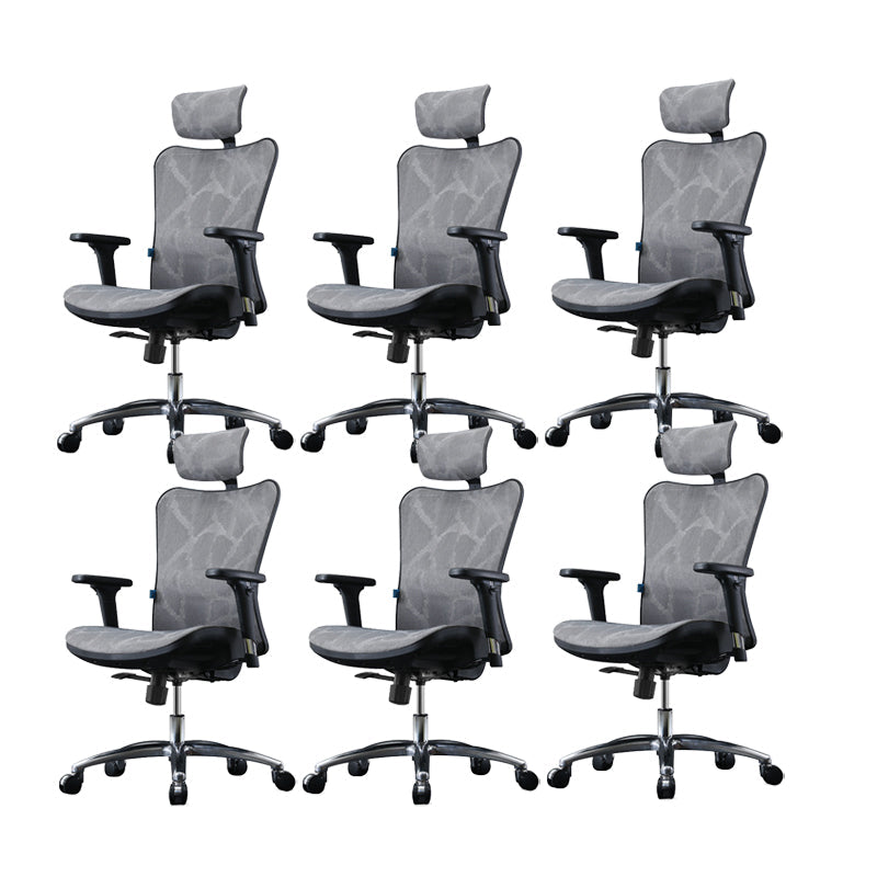 25"W silla de escritorio tapizada AirGrid respirable del sillón contemporáneo
