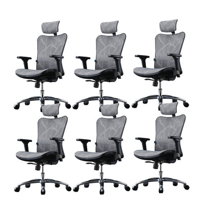 25"W silla de escritorio tapizada AirGrid respirable del sillón contemporáneo