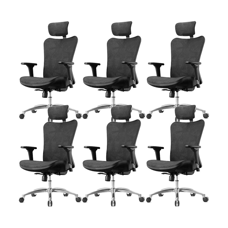 25"W silla de escritorio tapizada AirGrid respirable del sillón contemporáneo