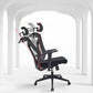 Silla de escritorio moderna Silla de malla para computadora Silla de oficina ergonómica en negro/gris