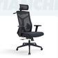 Silla de escritorio moderna Silla de malla para computadora Silla de oficina ergonómica en negro/gris