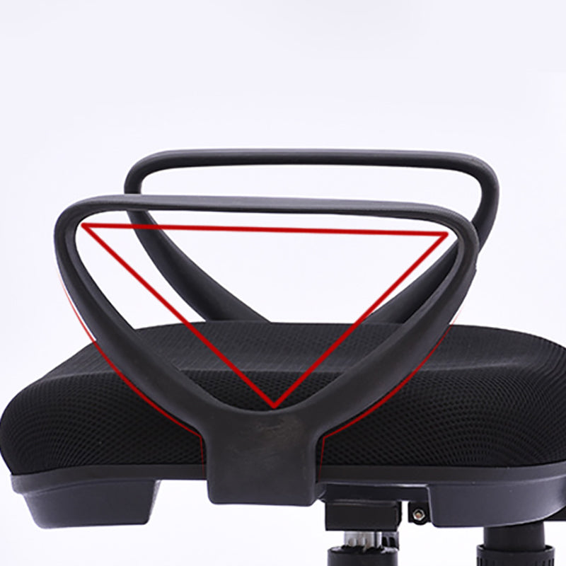 Contemporary Arm Chair Fixed Arm Adjustable Seat Height Swivel Office Chair Clearhalo 'furn' 'furn_office_chair' 'Furniture' 'Office Chairs' 'Office Furniture' 'office_chair' 6047120