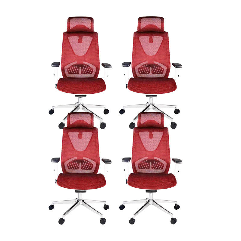 Ergonomischer Bürostuhl mit hoher Rückenlehne, moderner, verstellbarer Drehstuhl