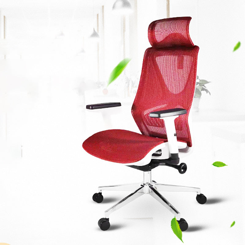 Ergonomischer Bürostuhl mit hoher Rückenlehne, moderner, verstellbarer Drehstuhl