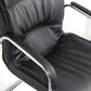 Contemporary Ergonomic Office Chair Mid-Back No Wheels Guest Chair Clearhalo 'furn' 'furn_office_chair' 'Furniture' 'Office Chairs' 'Office Furniture' 'office_chair' 6047146