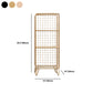 Light Luxury Metal Bookshelf Closed Back Shelf Bookcase with Legs
