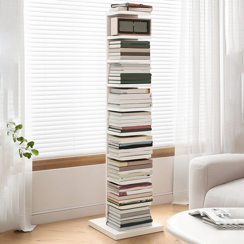 Moderne geometrische boekplank met rechthoekige planken houten boekenkast