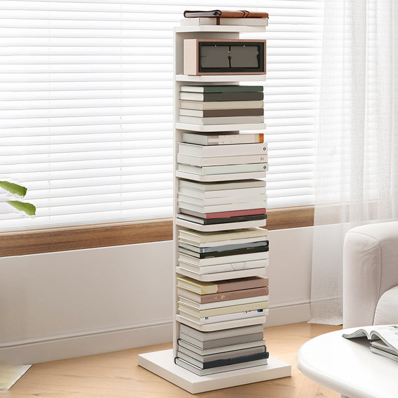 Moderne geometrische boekplank met rechthoekige planken houten boekenkast