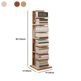 Moderne geometrische boekplank met rechthoekige planken houten boekenkast