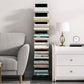 Closed Back Book Shelf Stackable Steel Bookcase Shelves Included