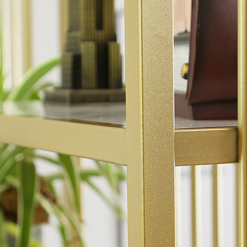 軽い高級標準棚本棚メタル6層オープンバックシェルフ