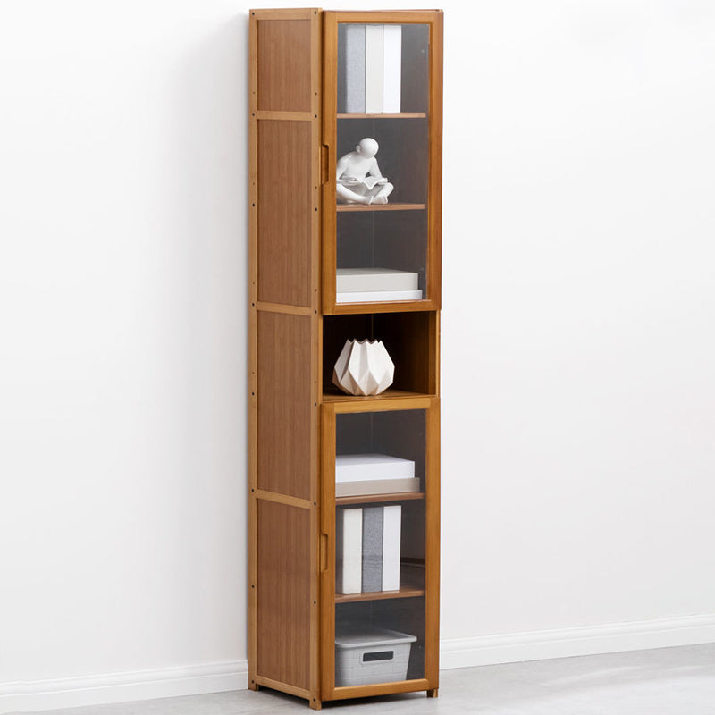 Estante marrón marrón