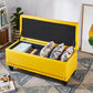 15.7" W Cushioned Bench Upholstered Mid-Century Modern Seating Bench Clearhalo 'Benches' 'Chairs & Seating' 'furn' 'furn_benches' 'Furniture' 'Living Room Furniture' 6047485