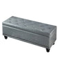 15.7" W Cushioned Bench Upholstered Mid-Century Modern Seating Bench Clearhalo 'Benches' 'Chairs & Seating' 'furn' 'furn_benches' 'Furniture' 'Living Room Furniture' 6047491