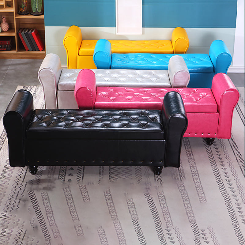 Modern Bench 15.7 "W-gestoffeerde kussens in het midden van de eeuw