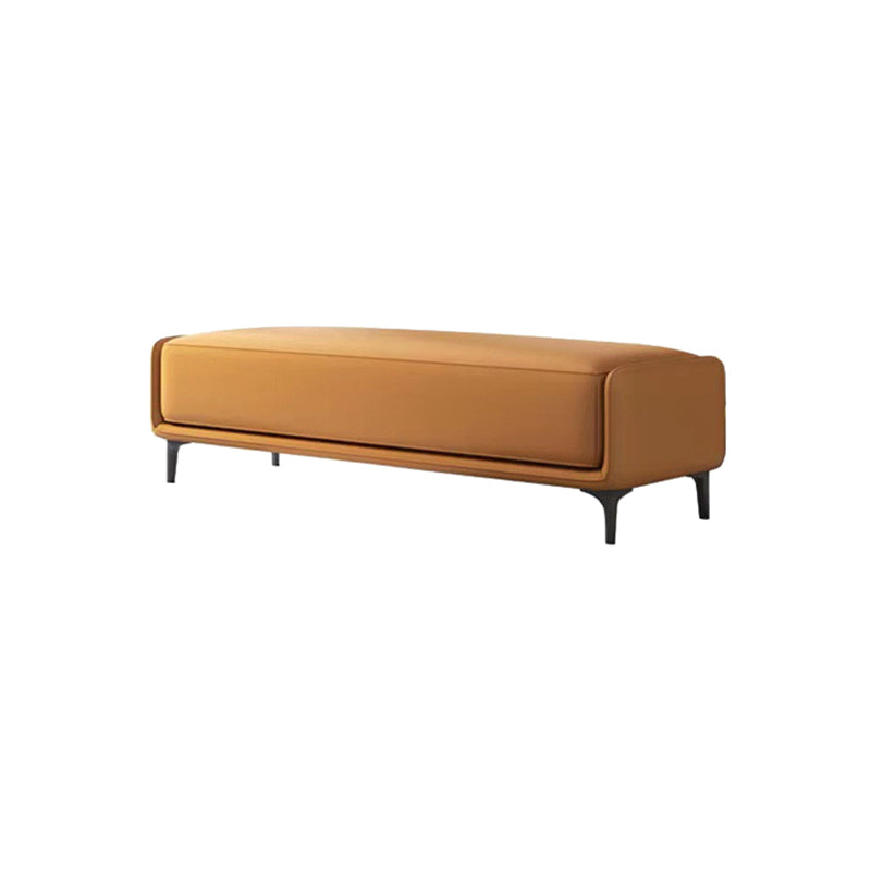 47.2"L Upholstered Seating Bench Cushioned Entryway and Bedroom Bench with Legs Clearhalo 'Benches' 'Chairs & Seating' 'furn' 'furn_benches' 'Furniture' 'Living Room Furniture' 6047560