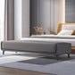 47.2"L Upholstered Seating Bench Cushioned Entryway and Bedroom Bench with Legs Dark Gray Clearhalo 'Benches' 'Chairs & Seating' 'furn' 'furn_benches' 'Furniture' 'Living Room Furniture' 6047562