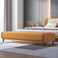 47.2"L Upholstered Seating Bench Cushioned Entryway and Bedroom Bench with Legs Orange Clearhalo 'Benches' 'Chairs & Seating' 'furn' 'furn_benches' 'Furniture' 'Living Room Furniture' 6047563