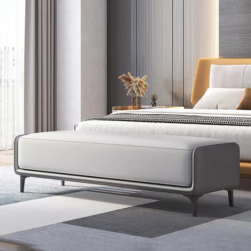 47.2"L Upholstered Seating Bench Cushioned Entryway and Bedroom Bench with Legs Clearhalo 'Benches' 'Chairs & Seating' 'furn' 'furn_benches' 'Furniture' 'Living Room Furniture' 6047564